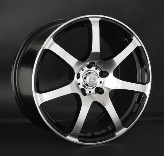 Диски LS wheels LS 789 7.5 х 17 5*114,3 Et: 40 Dia: 73.1 черный полностью полированный
