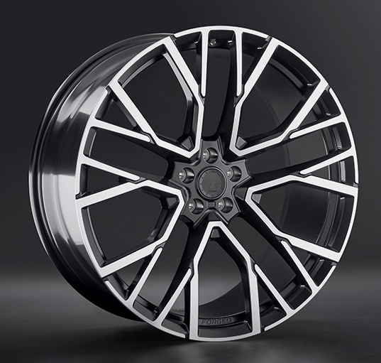 Диски LS Forged FG07  10.5 х 23 5*112 Et: 31 Dia: 66.6 черный с проточкой матовый
