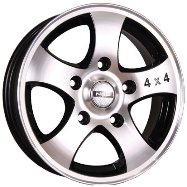 Диски Tech Line 541 6.5 х 15 5*139,7 Et: 40 Dia: 98 черный с проточкой глянцевый
