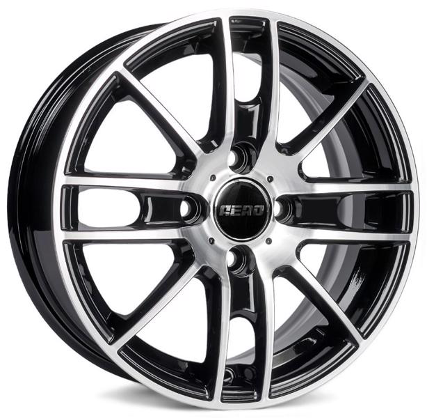Диски AERO V2173 5.5 х 14 4*100 Et: 38 Dia: 67.1 черный с проточкой глянцевый