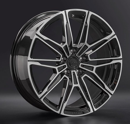 Диски LS Forged FG45 9 х 19 5*112 Et: 44 Dia: 66.6 черный полностью полированный