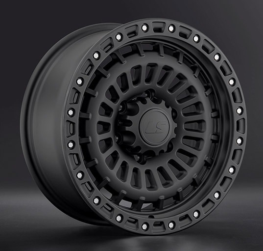 Диски LS wheels LS1348 8.5 х 17 6*139,7 Et: 25 Dia: 100.1 черный матовый