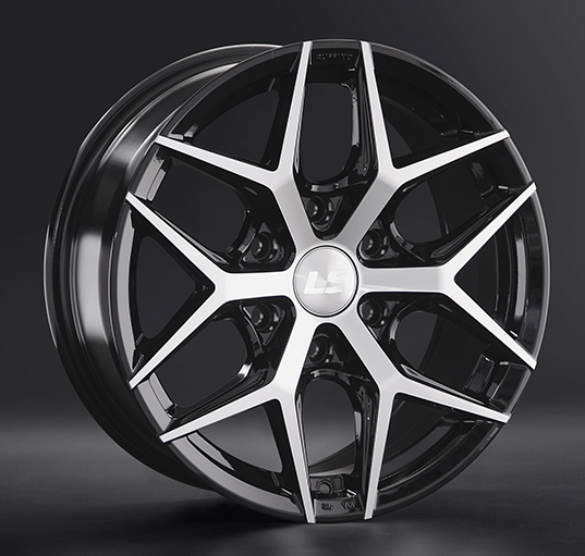 Диски LS wheels LS 1303 8 х 17 6*139,7 Et: 38 Dia: 67.1 черный полностью полированный