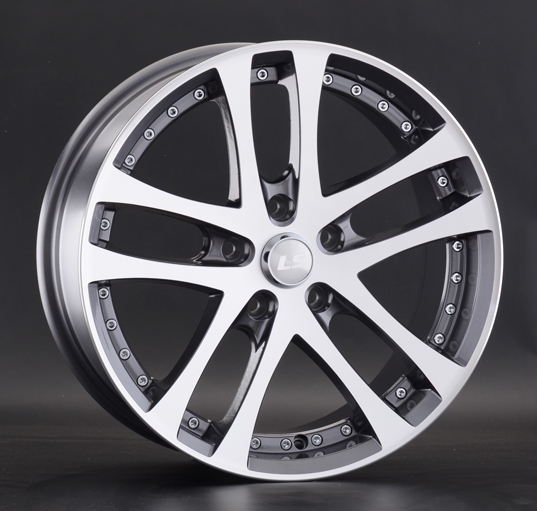 Диски LS wheels LS 919 8 х 18 5*114,3 Et: 35 Dia: 73.1 серый с полировкой