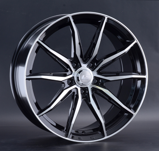Диски LS wheels LS1055 7.5 х 17 5*114,3 Et: 45 Dia: 67.1 черный полностью полированный