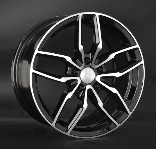 Диски LS wheels LS 790 7.5 х 17 5*112 Et: 40 Dia: 66.6 черный полностью полированный