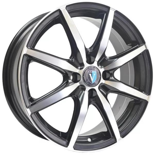 Диски VENTI 1615 6.5 х 16 5*105 Et: 38 Dia: 56.6 черный с проточкой глянцевый