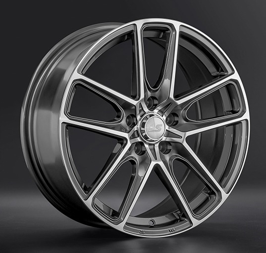 Диски LS wheels LS1360 7.5 х 17 5*108 Et: 50 Dia: 63.3 серый с полировкой