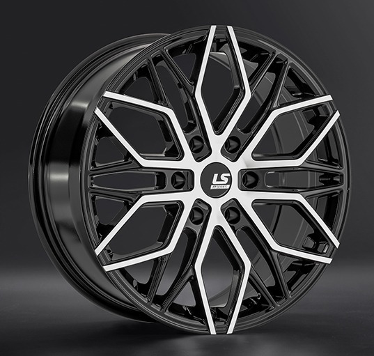 Диски LS wheels FlowForming RC103 8.5 х 19 6*139,7 Et: 36 Dia: 100.1 черный полностью полированный