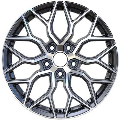 Диски VENTI 1719 7 х 17 5*108 Et: 33 Dia: 60.1 черный с проточкой глянцевый