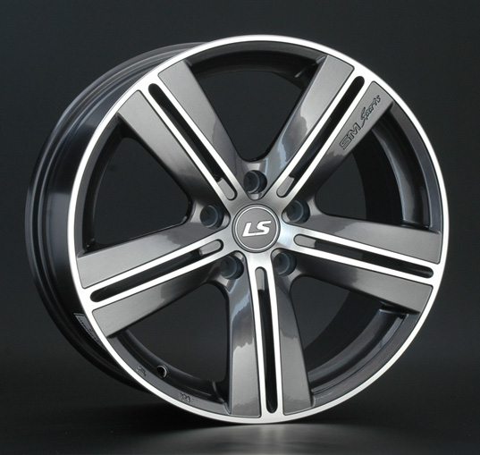 Диски LS wheels LS320 7.5 х 18 5*114,3 Et: 45 Dia: 73.1 серый с полировкой