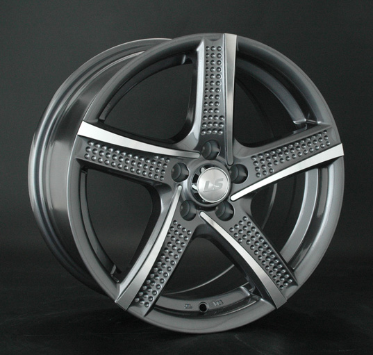 Диски LS wheels LS 758 7 х 16 5*100 Et: 35 Dia: 73.1 серый с полировкой
