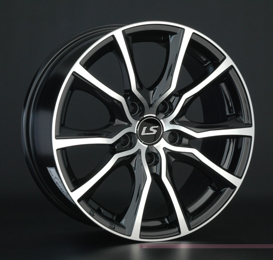 Диски LS wheels LS392 7 х 16 5*114,3 Et: 40 Dia: 73.1 черный полностью полированный