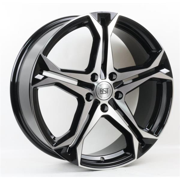 Диски RST R099 7.5 х 19 5*114,3 Et: 35 Dia: 60.1 черный с проточкой глянцевый