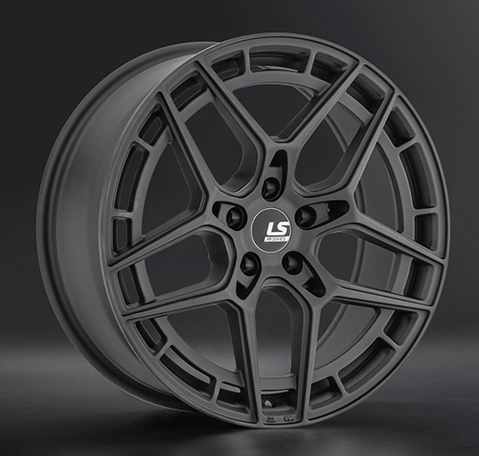 Диски LS wheels FlowForming RC107 8.5 х 19 5*112 Et: 25 Dia: 66.6 черный матовый