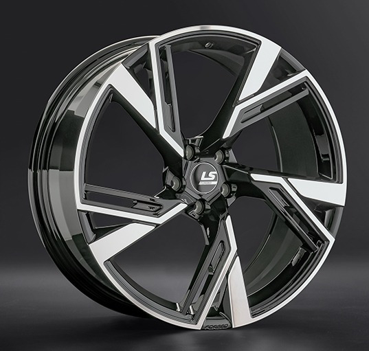 Диски LS Forged FG23 8 х 20 5*112 Et: 35 Dia: 66.6 черный полностью полированный