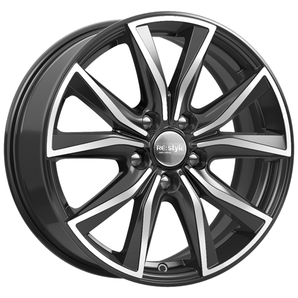 Диски K&K KC867 7 х 17 5*114,3 Et: 48.5 Dia: 67.1 черный с проточкой глянцевый