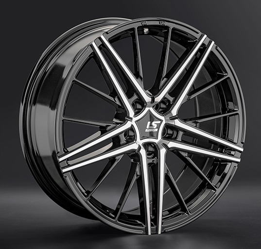 Диски LS wheels FlowForming RC76 8 х 20 5*108 Et: 46 Dia: 63.3 черный полностью полированный
