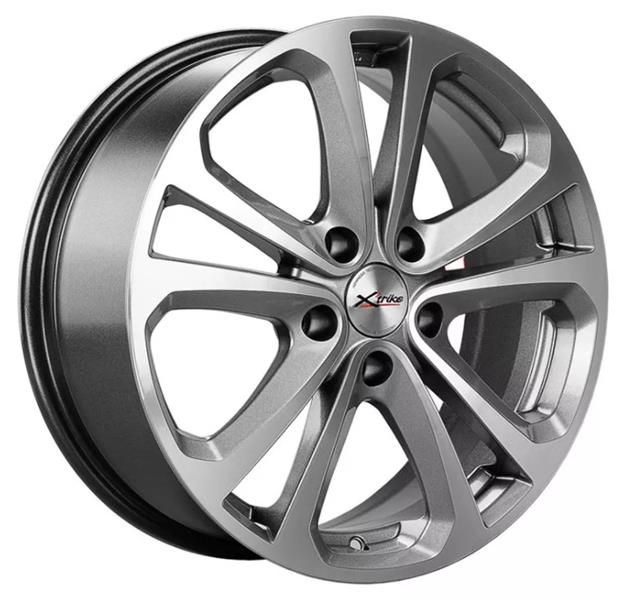 Диски X'trike X-113M 7 х 17 5*114,3 Et: 50 Dia: 54.1 серый с полировкой