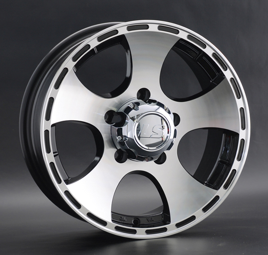 Диски LS wheels LS795 7 х 16 5*139,7 Et: 5 Dia: 108.6 черный полностью полированный