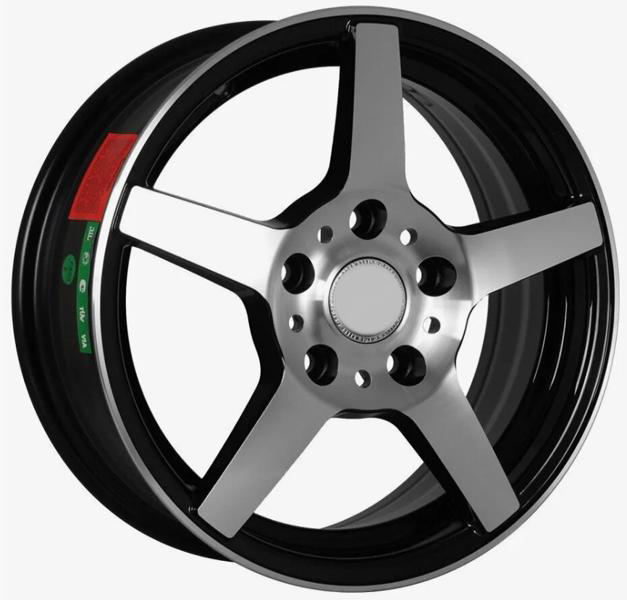 Диски Megami AF-07 6 х 15 5*100 Et: 40 Dia: 57.1 черный полностью полированный
