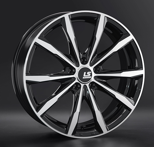 Диски LS wheels FlowForming RC38 8 х 19 5*108 Et: 45 Dia: 63.3 черный полностью полированный
