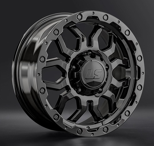 Диски LS wheels LS1285 8 х 17 5*150 Et: 45 Dia: 110.1 черный матовый