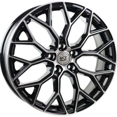 Диски RST R059 7 х 19 5*114,3 Et: 40 Dia: 64.1 черный с проточкой глянцевый