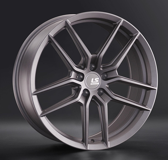 Диски LS wheels FlowForming RC55 8.5 х 20 5*112 Et: 35 Dia: 66.6 серый матовый