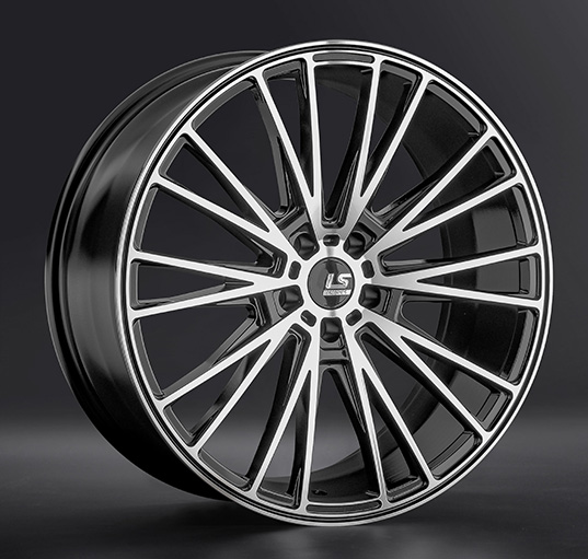 Диски LS wheels FlowForming RC60 9 х 21 5*120 Et: 40 Dia: 72.6 черный полностью полированный