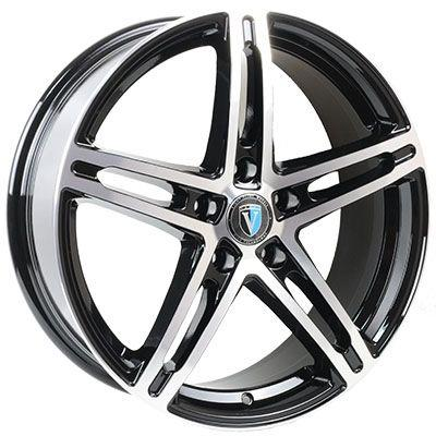 Диски VENTI 1818 7.5 х 18 5*114,3 Et: 37 Dia: 66.6 черный с проточкой глянцевый