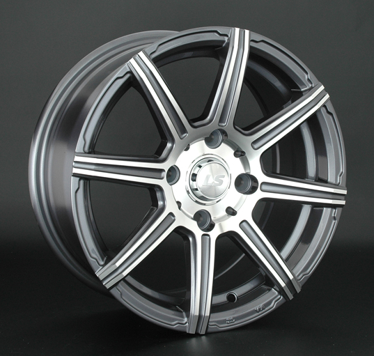Диски LS wheels LS571 7 х 16 4*100 Et: 40 Dia: 73.1 серый с полировкой