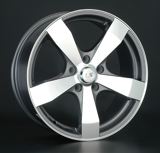 Диски LS wheels LS205 7 х 17 5*112 Et: 45 Dia: 57.1 серый с полировкой