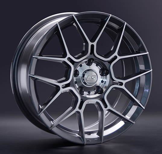Диски LS wheels LS1265 7.5 х 17 5*112 Et: 40 Dia: 66.6 серый с полировкой