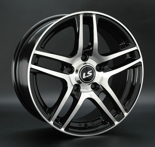Диски LS wheels LS285 6.5 х 15 5*114,3 Et: 45 Dia: 73.1 черный полностью полированный