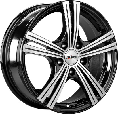 Диски X'trike X-112 6.5 х 16 5*114,3 Et: 45 Dia: 67.1 черный с проточкой глянцевый