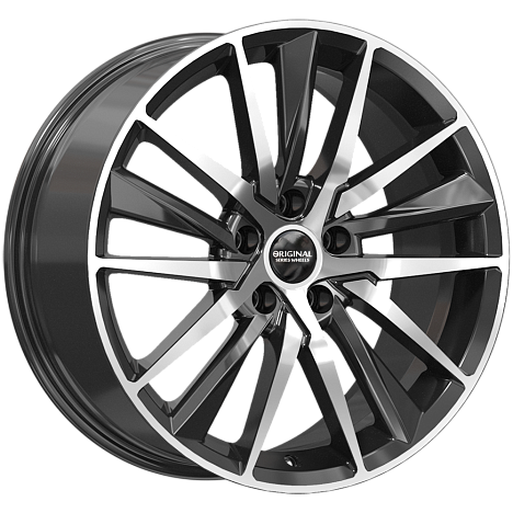 Диски Скад KL-353 8 х 18 5*114,3 Et: 50 Dia: 60.1 черный с проточкой глянцевый
