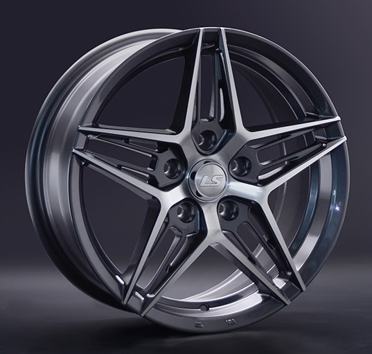 Диски LS wheels LS1262 7.5 х 17 4*100 Et: 40 Dia: 60.1 серый с полировкой