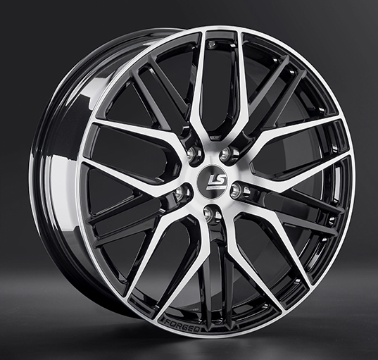 Диски LS Forged FG04 8.5 х 19 5*112 Et: 38 Dia: 66.6 черный полностью полированный