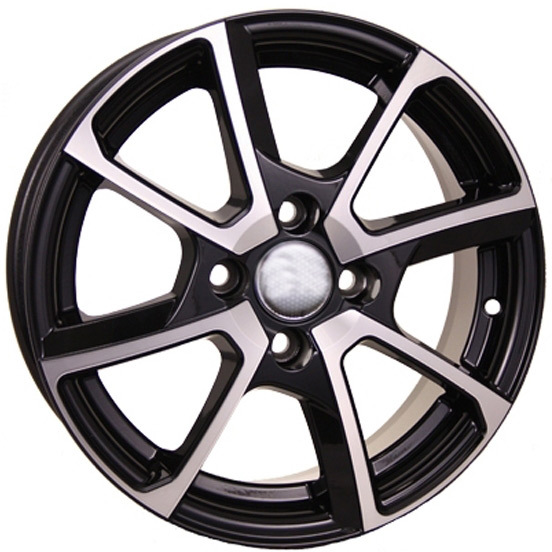 Диски Tech Line 538 6 х 15 4*100 Et: 40 Dia: 60.1 черный с проточкой глянцевый