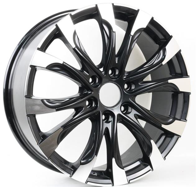 Диски RST R022 8 х 20 6*139,7 Et: 34 Dia: 100.1 черный с проточкой глянцевый