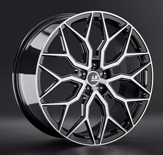 Диски LS Forged FG13 8 х 18 5*114,3 Et: 45 Dia: 67.1 черный полностью полированный
