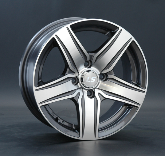 Диски LS wheels LS230 7 х 17 5*114,3 Et: 45 Dia: 73.1 серый с полировкой