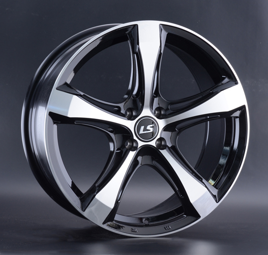 Диски LS wheels 1053 8 х 18 4*100 Et: 40 Dia: 60.1 черный полностью полированный