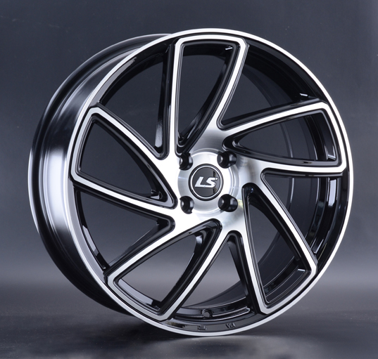 Диски LS wheels 1054 7.5 х 17 4*100 Et: 40 Dia: 60.1 черный полностью полированный