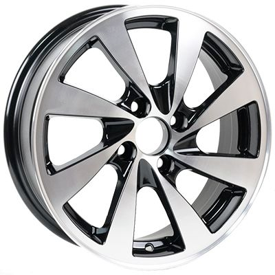 Диски RST R055 6 х 15 4*98 Et: 33 Dia: 58.6 черный с проточкой глянцевый
