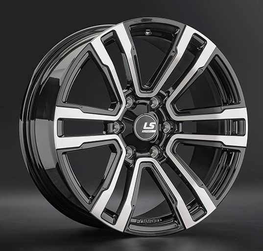 Диски LS Forged FG11 8 х 19 6*139,7 Et: 25 Dia: 106.1 черный полностью полированный