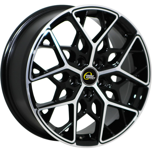 Диски CROSS STREET CR-20 7 х 17 5*100 Et: 48 Dia: 56.1 черный полностью полированный