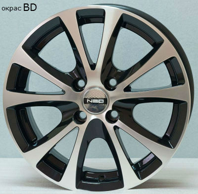 Диски Tech Line 509 6 х 15 4*100 Et: 49 Dia: 60.1 черный с проточкой глянцевый