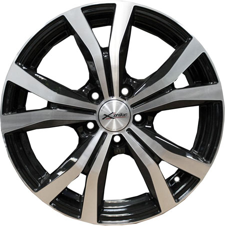 Диски X'trike X-119 6.5 х 16 5*114,3 Et: 40 Dia: 66.1 черный с проточкой глянцевый